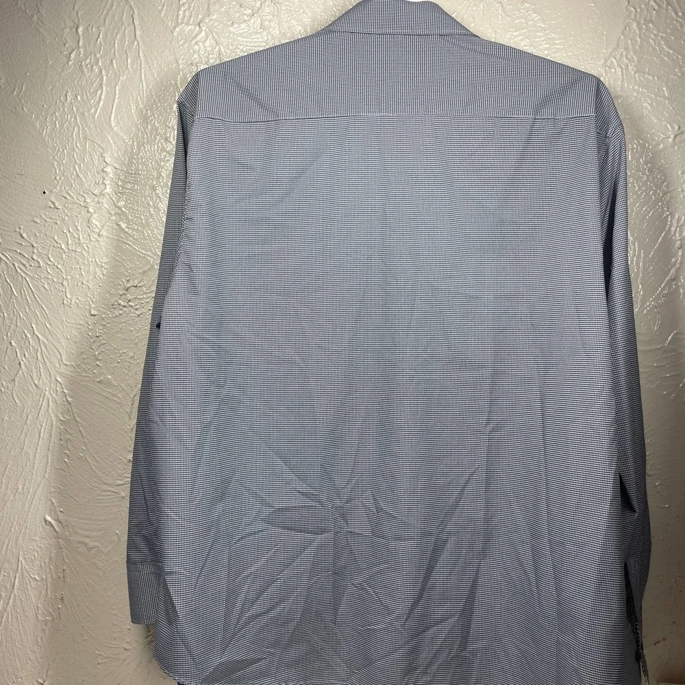Con.struct Black White Slim Fit QuickDry No Iron Wrinkle Moisture Wick Shirt 2XL